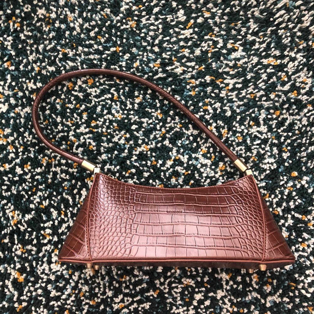 Crocodile Pattern Shoulder Bag